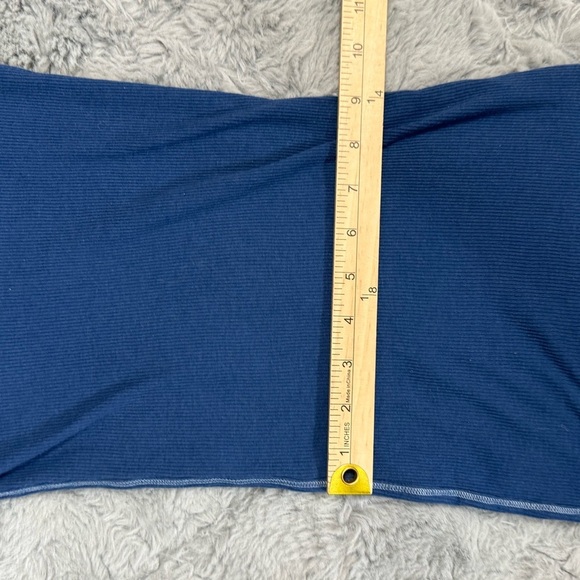 Y2K Abercrombie thermal v neck top small blue layering Bella Swan Elena TVD - Picture 8 of 10